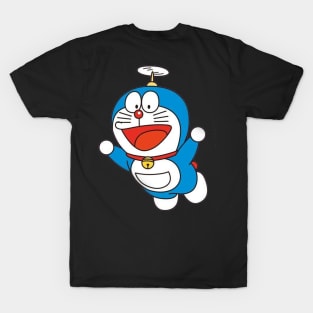 doraemon fly T-Shirt